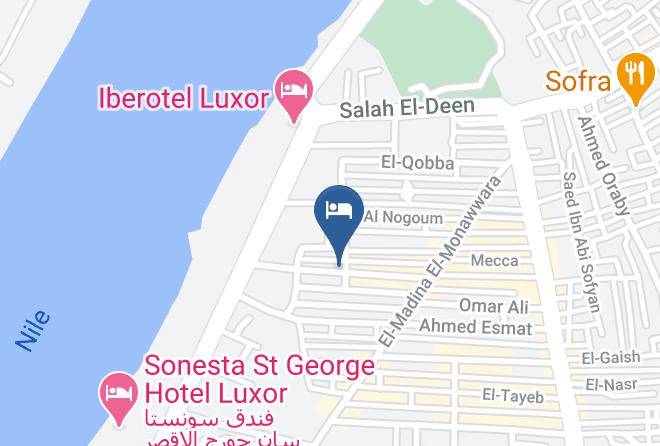 Luxor - Sun Set Hotel Maps