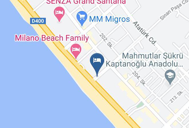 Alanya - Sunstar Beach Hotel Maps