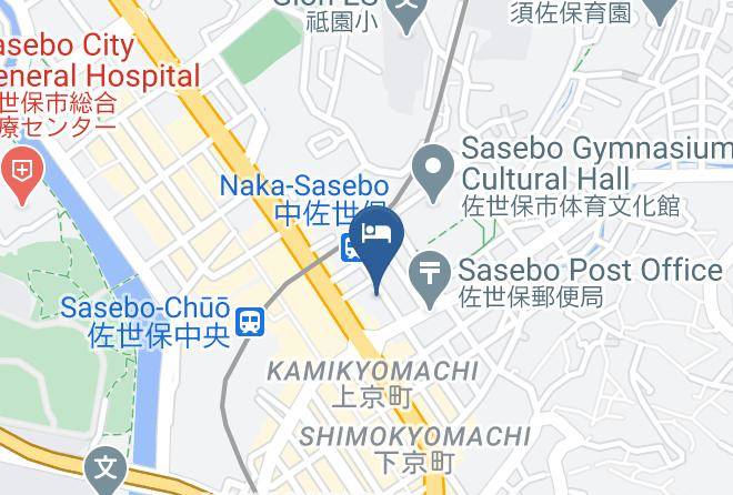 Sasebo City - Sun West Hotel Sasebo Maps