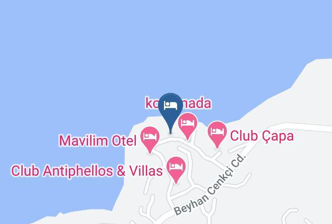Kas - Suna Sun Boutique Hotel Maps