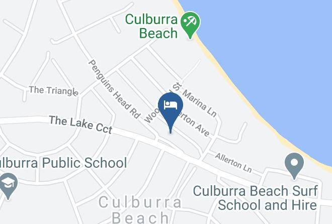 Sunbaker Culburra Professional Holiday Homes Map