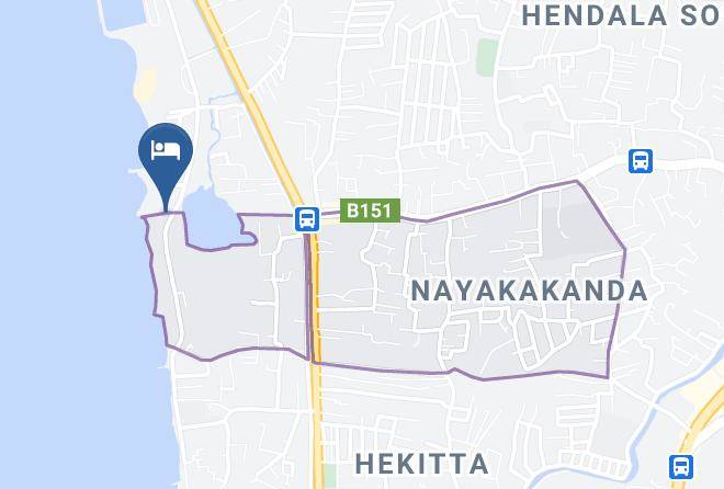 Colombo - Sunbay Reef Hotel Maps