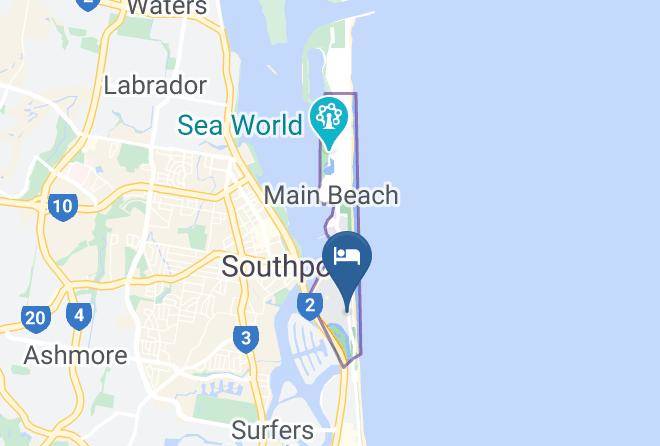 Gold Coast - Sunbird Beach Resort Maps