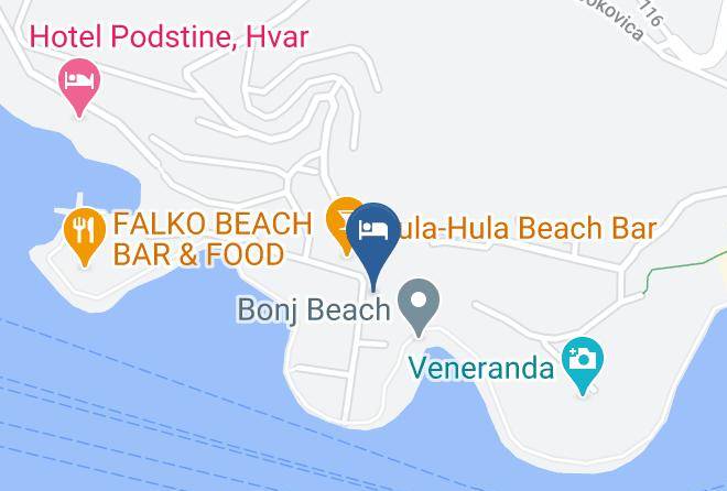 Hvar - Suncani Hvar Hotels Maps