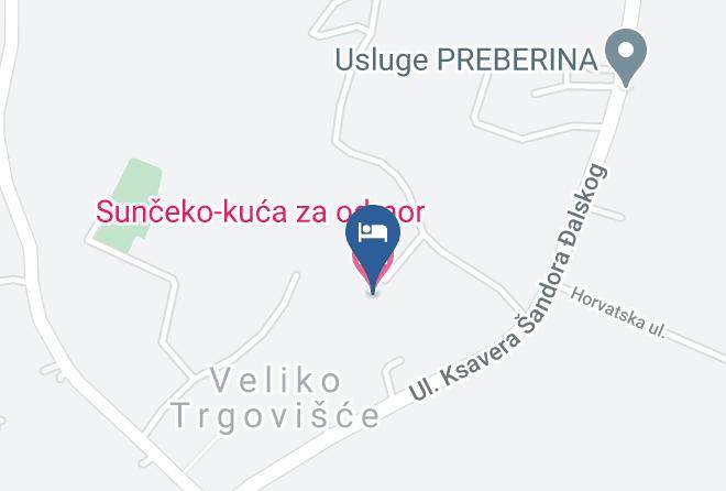 Veliko Trgovisce - Sunceko Kuca Za Odmor Maps