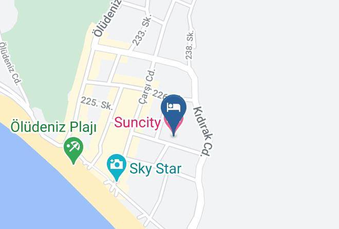 Fethiye - Suncity Hotel Maps