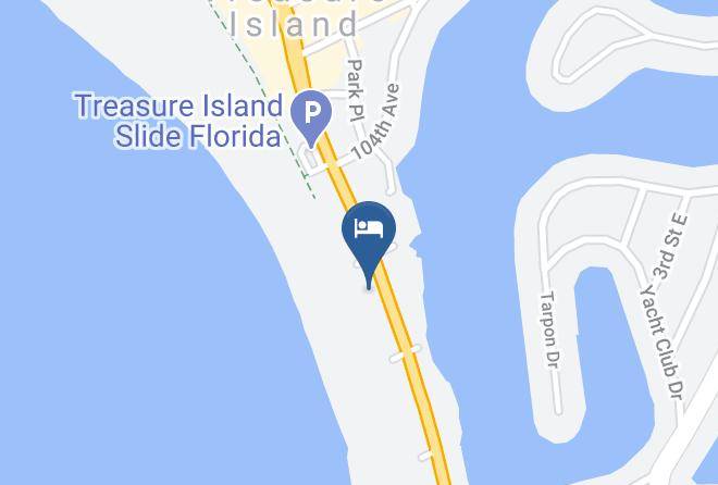 Pinellas - Suncoast Motel Treasure Island Maps