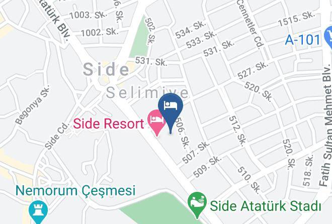 Manavgat - Sunconnect Side Resort Maps