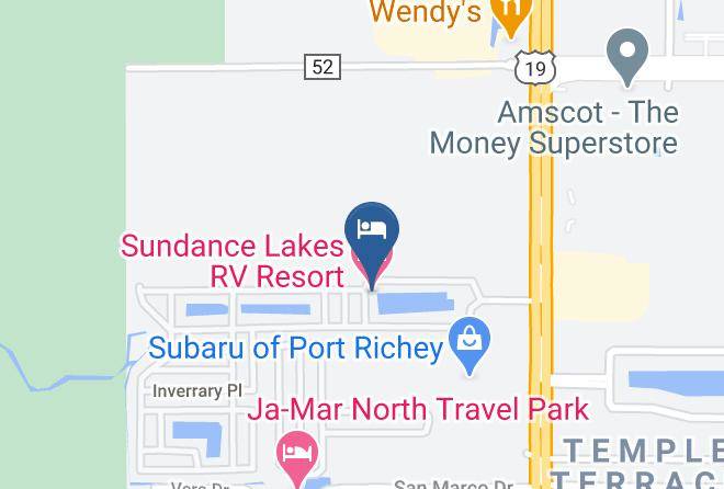 Pasco - Sundance Lakes Rv Resort Maps