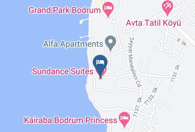 Bodrum - Sundance Residences & Suites Hotel Maps
