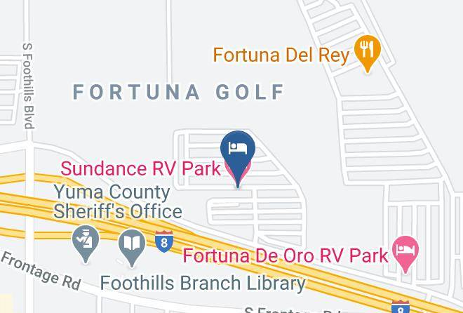 Yuma - Sundance Rv Park Maps