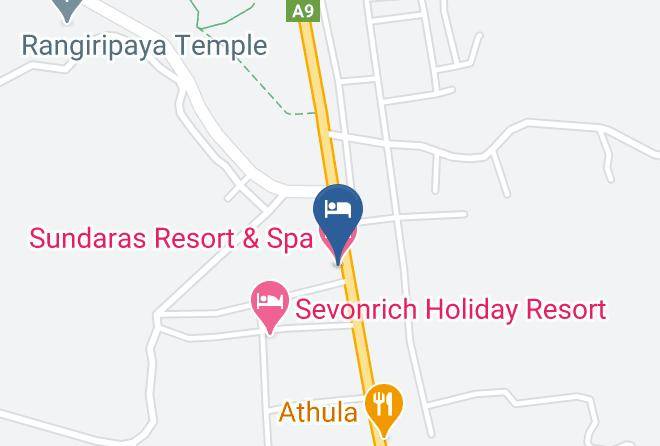 Kandy - Sundaras Resort & Spa Maps