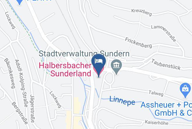 Hochsauerlandkreis - Halbersbacher Sunderland Hotel Maps