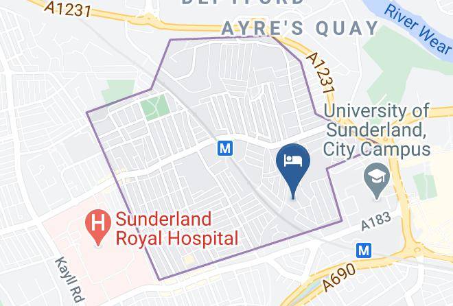 Sunderland - Sunderland Self Catering Maps
