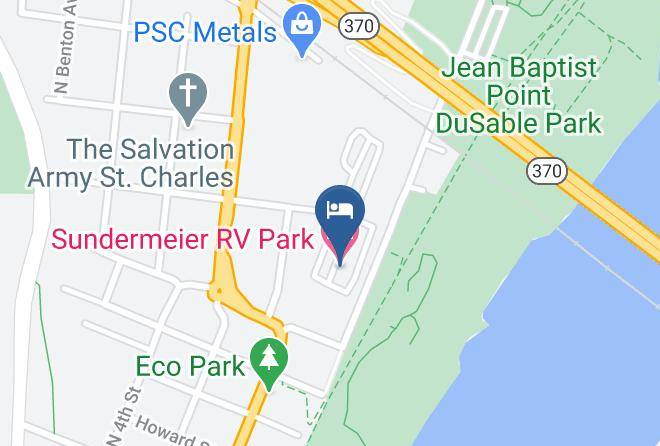 St Charles - Sundermeier Rv Park Maps