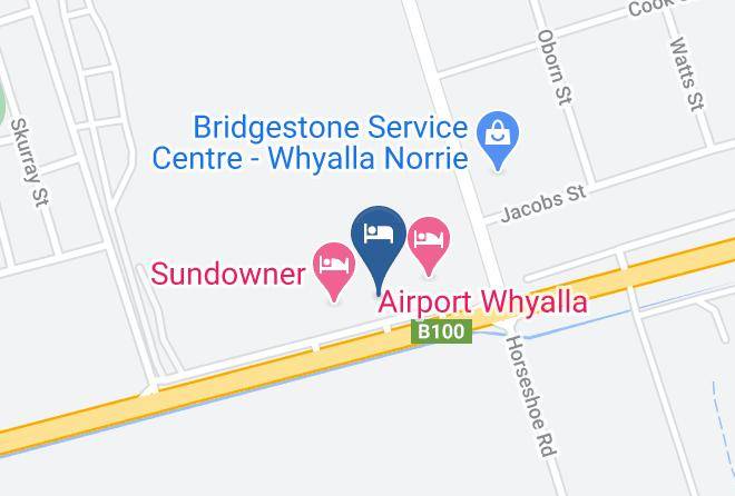 Sundowner Cabin & Tourist Park Map