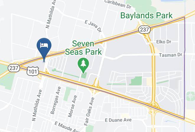 Santa Clara - Sundowner Inn Maps
