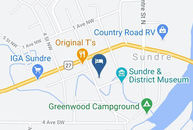 Division 6 - Sundre Motor Inn Maps