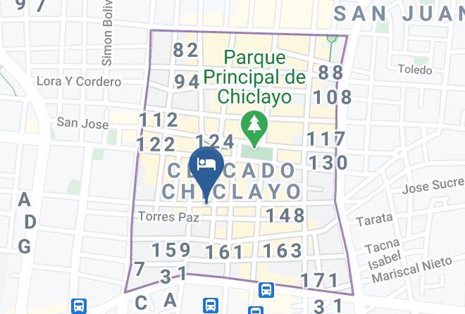 Chiclayo - Sunec Hotel Chiclayo Maps