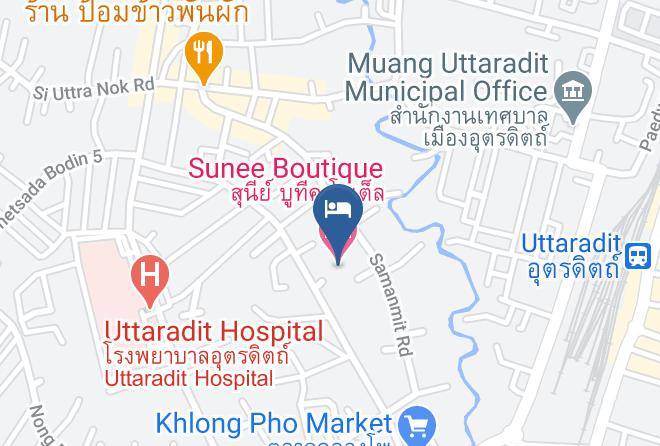 Amphoe Mueang Uttaradit - Sunee Boutique Hotel Maps