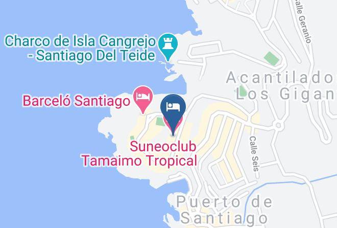 Santa Cruz De Tenerife - Globales Tamaimo Tropical Maps