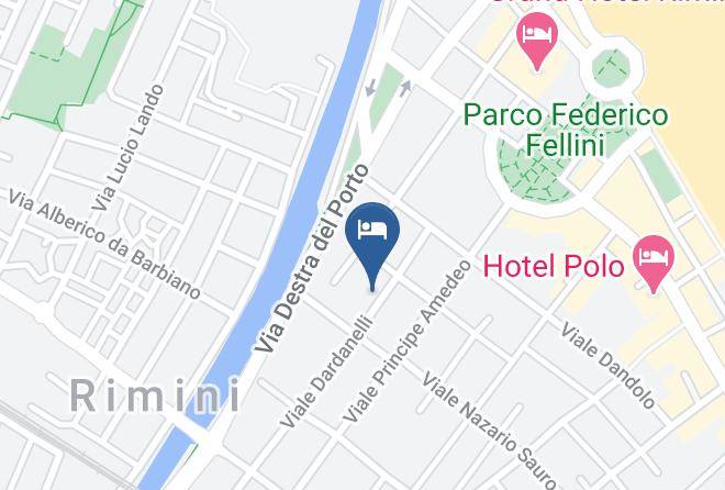 Rimini - Sunflower City Backpacker Youth Hotel & Bar Maps