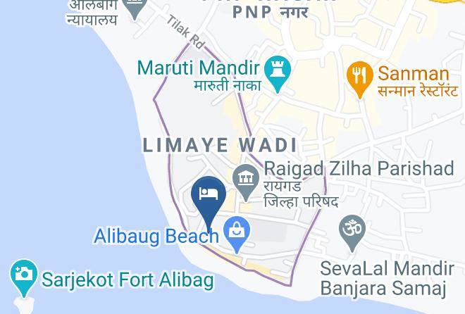 Alibag - Sunglow Resorts Maps