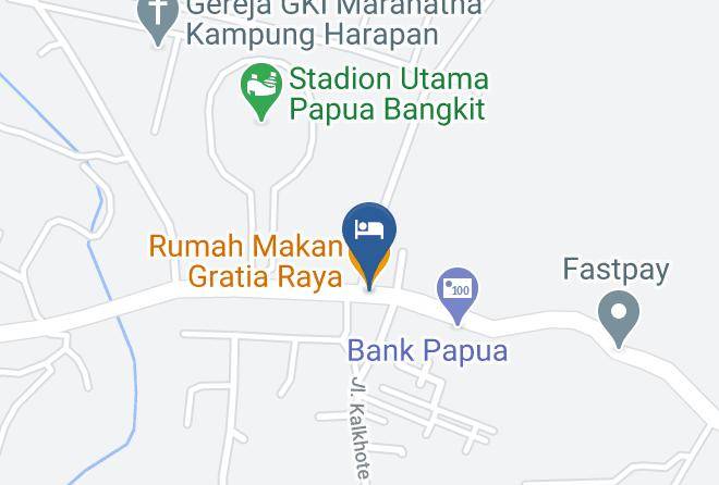Jayapura Regency - Suni Garden Lake Hotel & Resort Maps