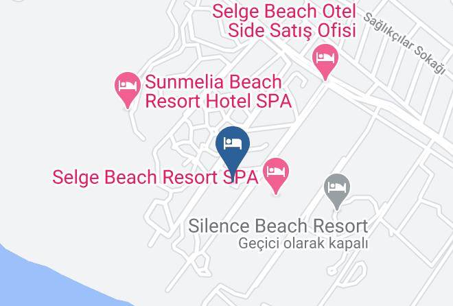 Antalya - Sunis Elita Beach Resort Hotel & Spa Maps