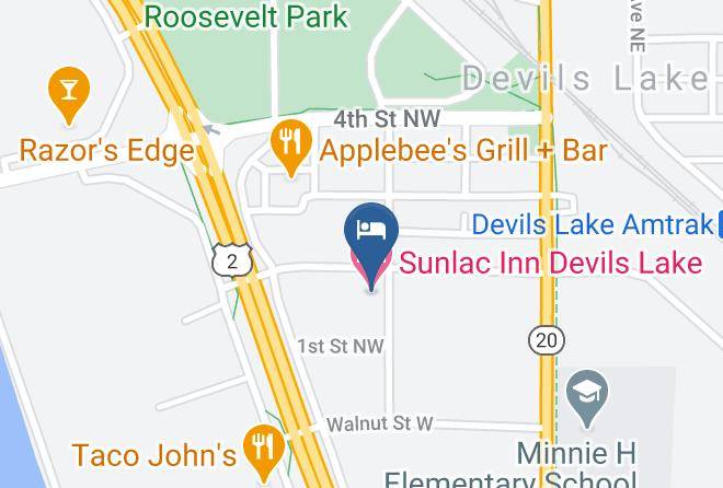 Ramsey - Sunlac Inn Devils Lake Maps