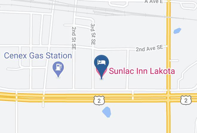Nelson - Sunlac Inn Lakota Maps