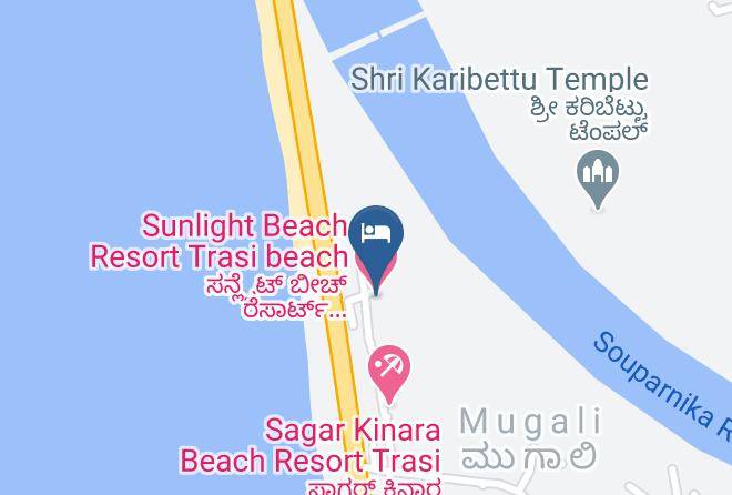 Kundapura - Sunlight Beach Resort Trasi Beach Maps