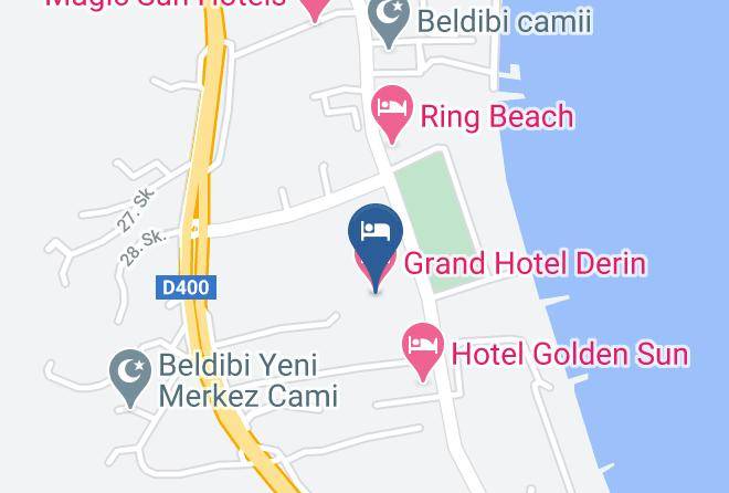 Kemer - Grand Hotel Derin Maps