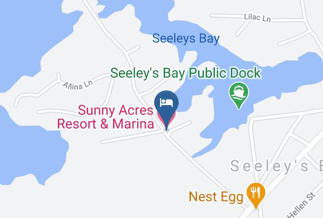 Leeds Grenville - Sunny Acres Resort & Marina Maps