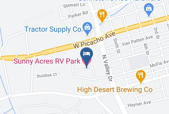 Dona Ana - Sunny Acres Rv Park Maps