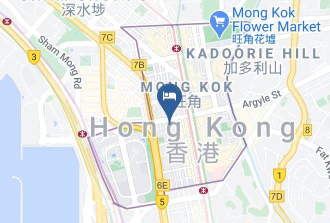 Kowloon - Sunny Day Hotel Mong Kok Maps