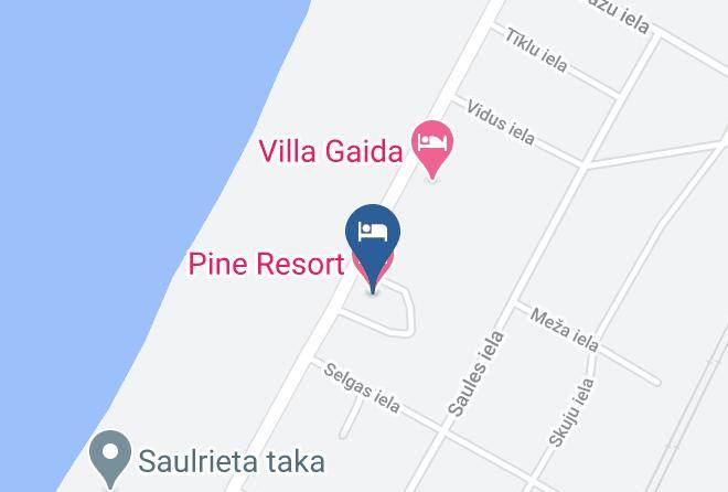 Saulkrasti - Pine Resort Hotel Maps