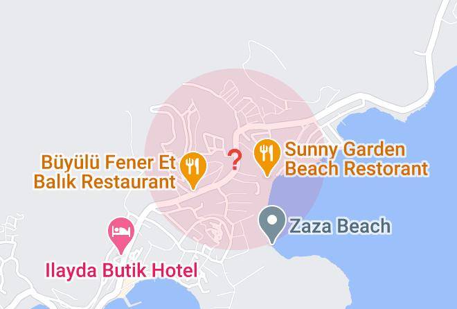 Akyarlar - Sunny Garden Restaurant Maps