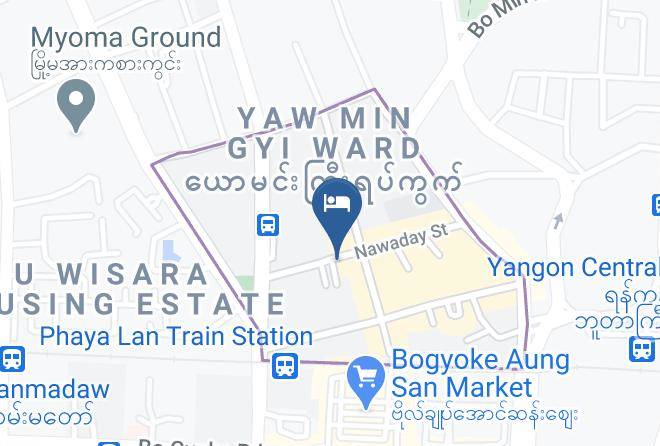 Yangon West - Sunny Holiday Hotel Maps