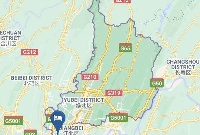 Yubei District - Sunny Hoteljiangbei Maps
