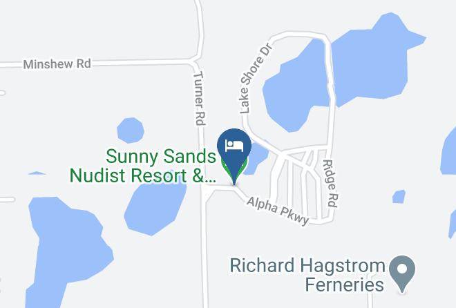 Volusia - Sunny Sands Nudist Resort & Mobile Home Park Maps