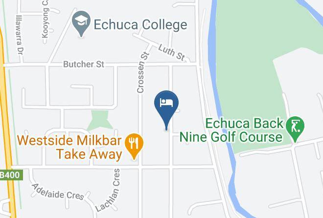 Campaspe - Sunny Shackell Echuca Moama Holiday Accommodation Maps