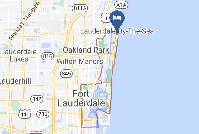 Broward - Sunny Shores Inn & Suites Maps