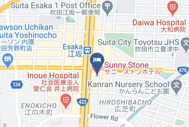 Suita City - Sunny Stone Hotel Maps