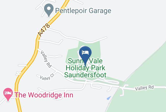 Pembrokeshire - Sunny Vale Holiday Park Saundersfoot Maps