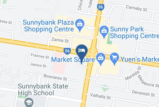 Sunnybank Hotel Brisbane Map