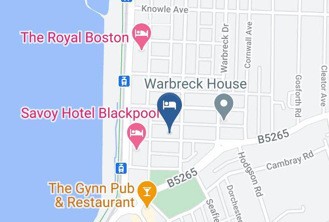 Blackpool - Sunnydale Hotel Blackpool Maps