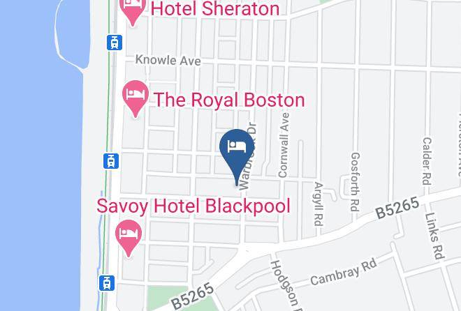 Blackpool - Sunnymede Hotel Maps