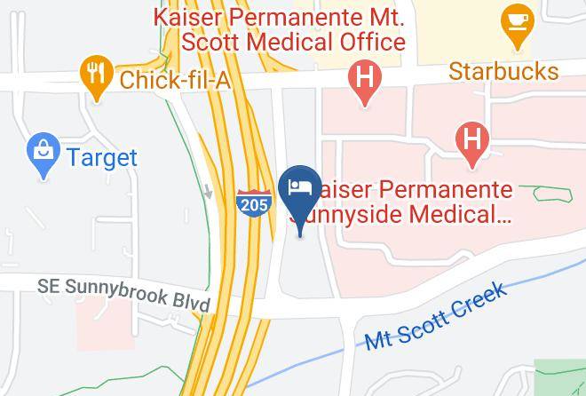 Clackamas - Sunnyside Inn And Suites Maps
