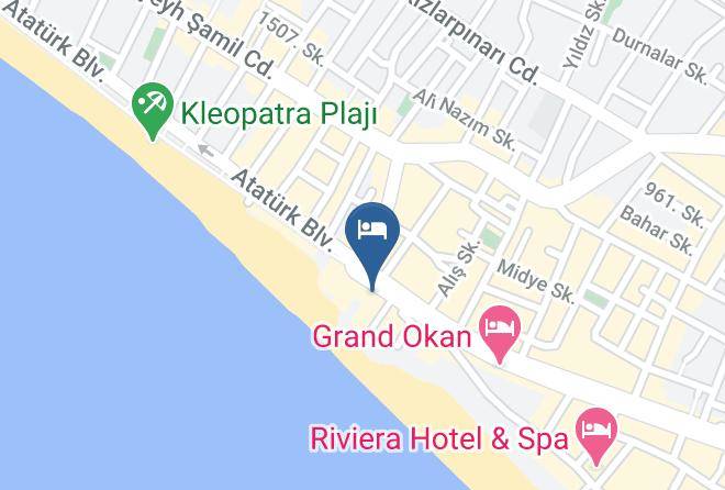 Alanya - Cook's Club Alanya Beach Maps